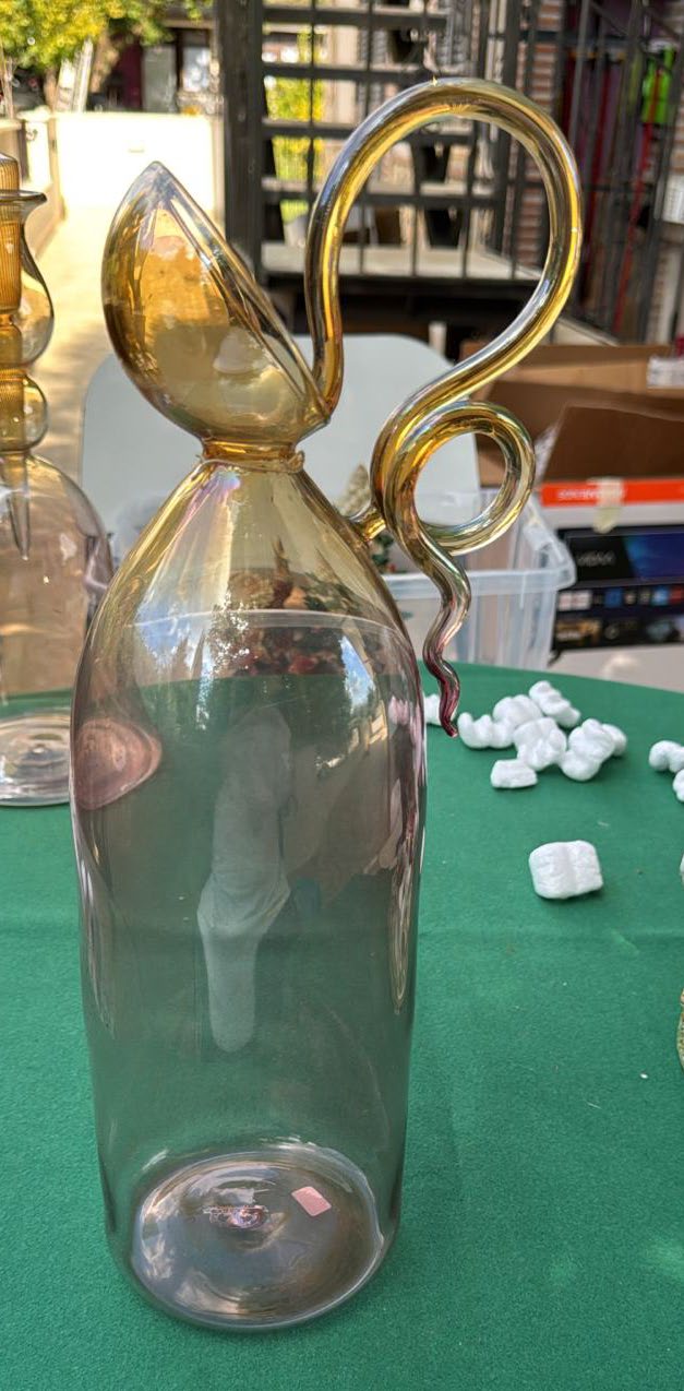 caraffa-artistica-in-vetro-soffiato-soffieria-parise-made-in-italy